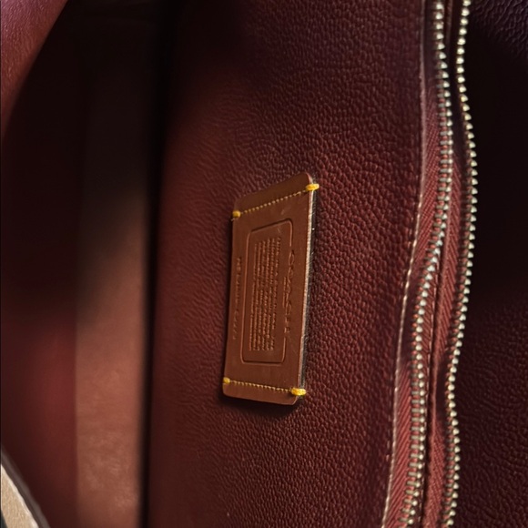 Coach Leather Tote Bag - Picture 6 of 8